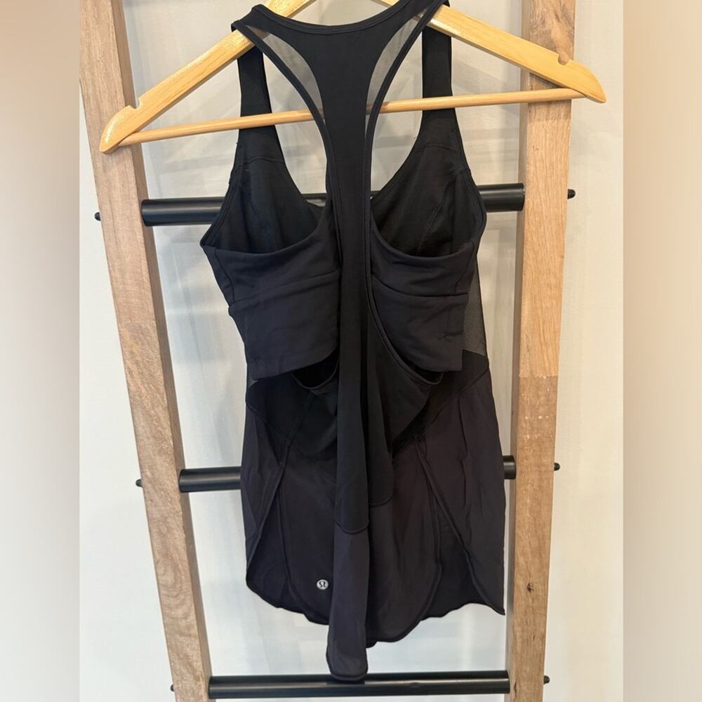 Lululemon Black Razorback Tank Top 2 - Picture 6 of 6